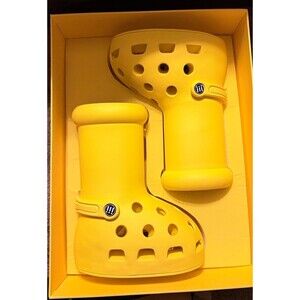 MSCHF X CROCS BIG RED BOOT (YELLOW)